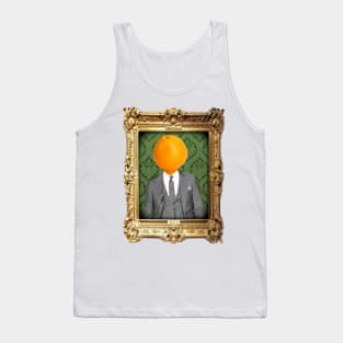 Orange Man in Vintage Frame Tank Top